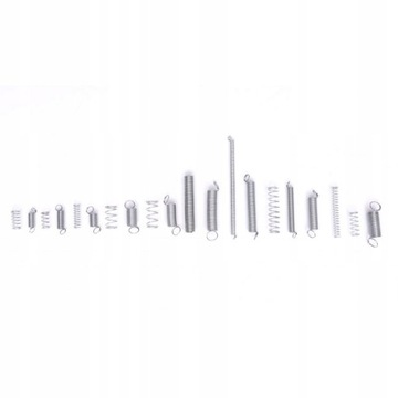 НАБОР ПРУЖИННЫХ ШТИФТОВ 2,0-4,0мм 200шт. ПРУЖИНЫ НАБОР ПРУЖИН XXL