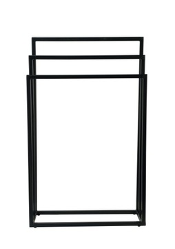 ТРЕХРУЧНАЯ ВЕСЕЛКА + ПОЛКА ДЛЯ БУМАГИ, ЧЕРНЫЙ МАТОВЫЙ