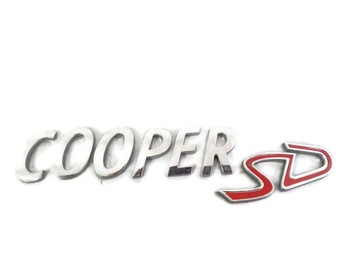 EMBLEMAT ZNACZEK NAPIS MINI COOPER SD R50 R56 R57