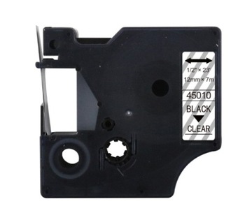 TAŚMY DO DYMO LM160 D1 12mm Przezroczysta