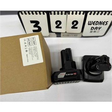 ЛИТИЙ-ИОННЫЙ АККУМУЛЯТОР 10,8 В/12 В 6 Ач ДЛЯ ЗАМЕНЫ АККУМУЛЯТОРА BOSCH BAT420 2 ШТ.