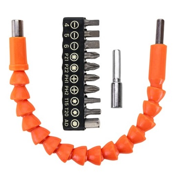 Набор отверток 10 шт + ГИБКИЙ УДЛИНИТЕЛЬ 30 см