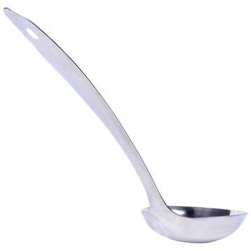 Половник СТАЛЬНОЙ, кухонная ложка из нержавеющей стали для разливания супа, соуса, гуляша