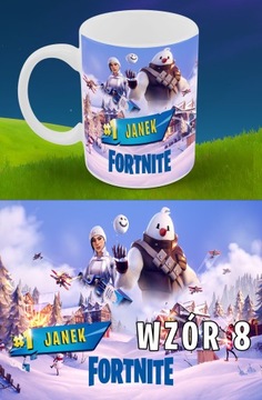 КРУЖКА FORTNITE + ИМЕННЫЙ ПОДАРОК ​​НА КАНУН РОЖДЕСТВА, РОЖДЕСТВА, ДНЯ РОЖДЕНИЯ, ПРАЗДНИКОВ