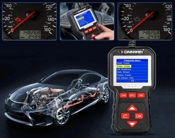 ТЕСТЕР ДИАГНОСТИЧЕСКИЙ СКАНЕР ИНТЕРФЕЙС OBD2 Польский