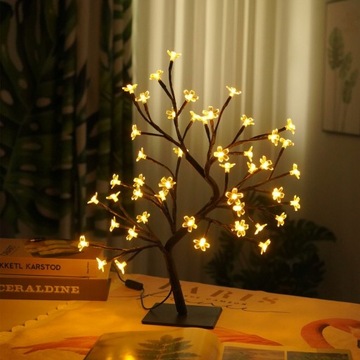 Drzewko Szczęścia LED Lampka Drzewo Bonsai 45 cm
