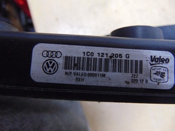 VENTILÁTOR CHLADIČŮ VW NEW BEETLE 1C0121205G