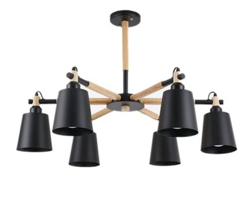 LAMPA SUFITOWA WISZĄCA RPAJĄK LOFT CZARNA