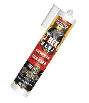 Soudal T-REX GOLD Uniwersalny Klej Do Wszystkiego Chwyta Natychmiast 290ml