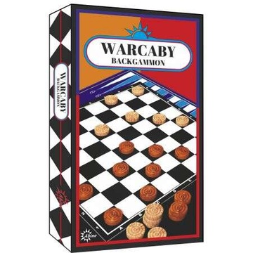 GRA PLANSZOWA WARCABY BACKGAMMON GRA STARTEGICZNA LOGICZNA ABINO
