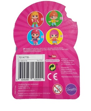 PINYPON MIX IS MAX Minilalka LALKA laleczka dwie twarze