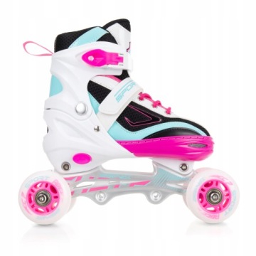 Роликовые коньки Регулируемые коньки 4в1 ABEC-7, размеры 35-38 SPORTVIDA