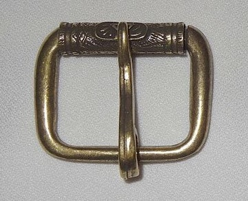 KLAMRA do paska 40mm brąz zapinka kopla spinka