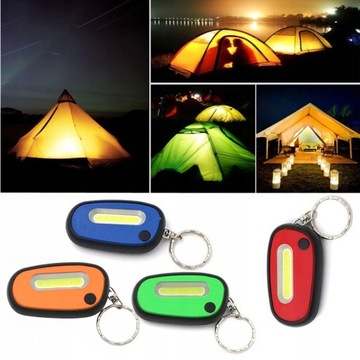 LATARKA LED COB MINI BRELOK MOCNA LAMPKA DO KLUCZY