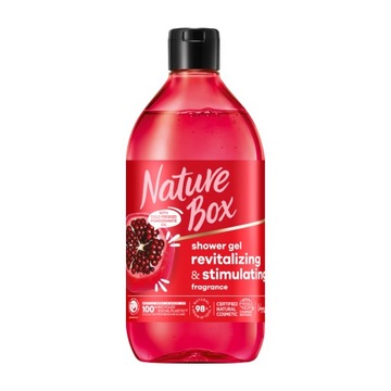 Nature Box Żel pod prysznic olejek z granatu 385ml