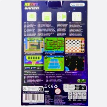 КАРМАННАЯ ИГРОВАЯ КОНСОЛЬ GAMEBOY ДЛЯ РЕТРО-ИГР 24O ПОРТАТИВНАЯ МИНИ-ИГРА