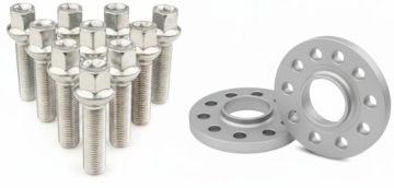 Průchozí distanční prvky 15 mm 5x112 57.1 Audi Seat Skoda Volkswagen šrouby