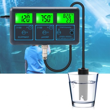 ТЕСТЕР КАЧЕСТВА ВОДЫ 7в1 Tuya WiFi