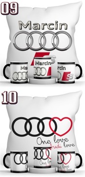 КРУЖКА AUDI MAGIC + ПОДУШКА + НАБОР ИМЕНИ
