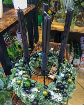 NOBILIS ЖИВОЙ ЕЛОЧНЫЙ ВЕНОК, живой, 35 см