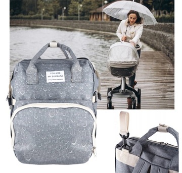 СУМКА-ОРГАНИЗАТОР РЮКЗАК ДЛЯ МАМЫ ПАПЫ ПЕРЕМЕННИК ДЛЯ ВОСПРОИЗВЕДЕНИЯ Дорожная кроватка 5 В 1