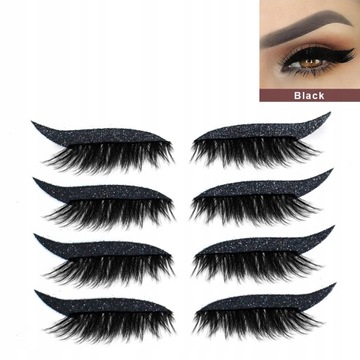 Wielokrotnego użytku Użytku Eyeliner I Naklejki Do Rzęs