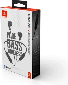 НАУШНИКИ-ВКЛАДЫШИ JBL Tune 215BT Черные