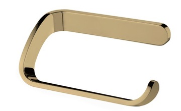 Uchwyt papier toaletowy prosty Nature gold złoty