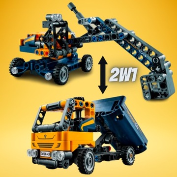 Lego Technic Set 2in1 Самовалд грузовик подарочные подарочные подарки