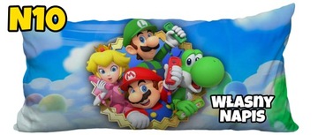 ПОДУШКА SUPER MARIO BROS + ИМЯ 30 x 60 N2