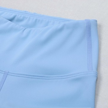 Брюки для катания на коньках для девочек, тренировочная одежда, эластичная гимнастическая одежда XXS, синий цвет