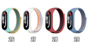 РЕМЕНЬ ДЛЯ XIAOMI MI BAND 7/6/5/4 40 ЦВЕТОВ