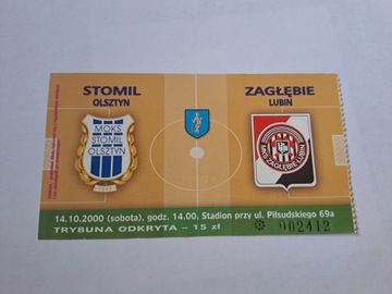 STOMIL OLSZTYN - ZAGŁĘBIE LUBIN 14-10-2000