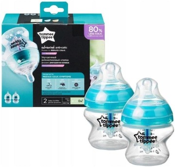 Tommee Tippee Butelki antykolkowe ADVANCED 2x150ml