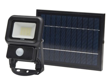 Naświetlacz LED Solarny 10W 6000K, IP65 + KABEL 2m