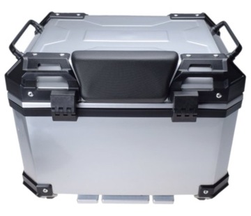 Багажный ящик AWINA GS Adventure с центральным креплением, серебристый, 45 л