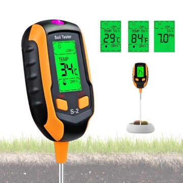 Elektroninis temperatūra skaitiklis vertė ph dirvožemio i drėgmė dirvožemio 5prieš1