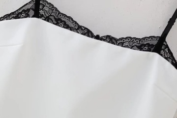 TRAF Sexy Women Lace Patchwork Mini Dresses Sexy H
