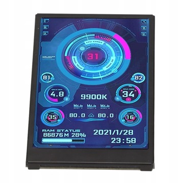 3,5-calowy ekran IPS USB Mini CPU RAM HDD