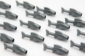 LEGO ryba pstrąg 64648 srebrny metalic NOWA