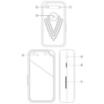 WIFI Шпионский диктофон, маленькое магнитное приложение, удаленное подслушивание