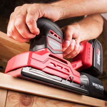 АККУМУЛЯТОРНАЯ ШЛИФОВАЛЬНАЯ МАШИНА 20 В + 2 АККУМУЛЯТОРА