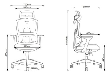 Офисное кресло Berk, черный, 3D подлокотники, домашний офис