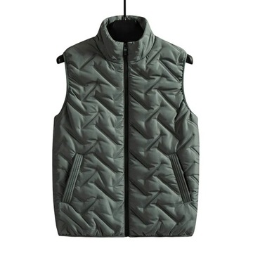 Fashion Mens Jacket Sleeveless Vest Autumn Thermal