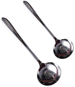 AMEFA 2 SZTUĆCE ZESTAW CUBA ŁYŻKA STALOWA DO SOSU WAZOWA CHOCHLA NABIERKA