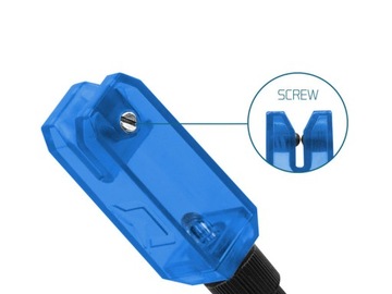 Sygnalizator brań Delphin LIGHT BLOCK purpurowy