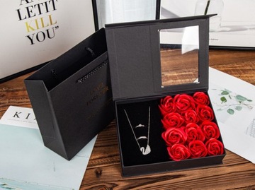 Ожерелье-мыльница Flower Box Red Roses