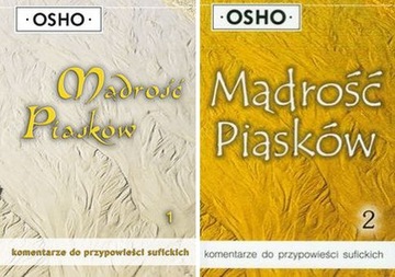 MĄDROŚĆ PIASKÓW Cz.1 i 2 Osho Zestaw książek