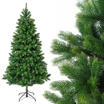 Choinka sztuczna Gęsta PREMIUM - Zielona Jodła KENMORE jak żywa 180 CM