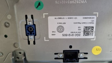 VW GOLF VII 7 МОНИТОР ДИСПЛЕЙ РАДИО